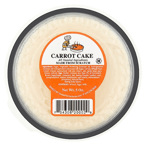 Sweet Pie Ventures Carrot Cake, 5 oz