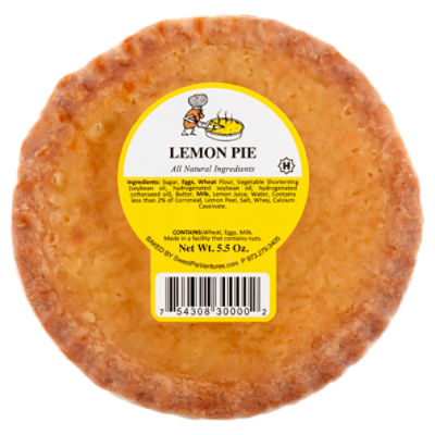 Sweet Pie Ventures Lemon Pie, 5.5 oz
