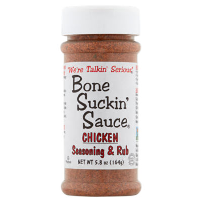 Bone Suckin' Sauce Chicken Seasoning & Rub, 5.8 oz