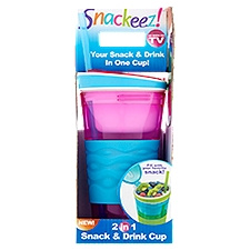Snackeez! 2 in 1 Snack & Drink Cup, Ages 8+