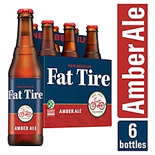 New Belgium Fat Tire Amber Ale, 6 count