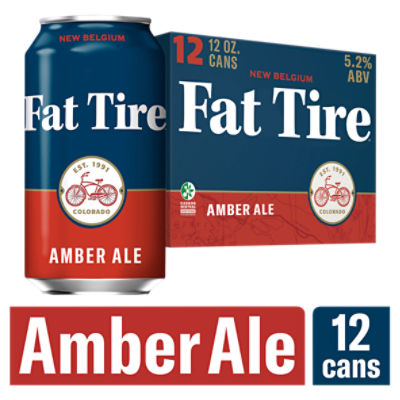 New Belgium Fat Tire Amber Ale, 12pk Can