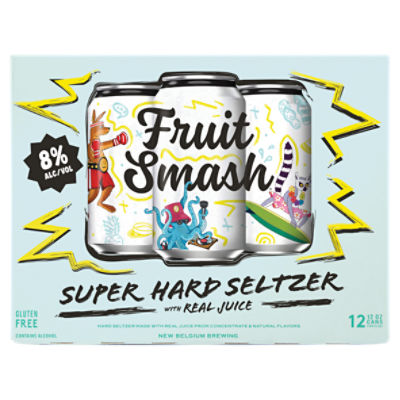 Fruit Smash Super Hard Seltzer Variety, 12pk Can Fairway