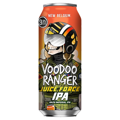 Voodoo Ranger Juice Force Hazy Imperial IPA, 19.2oz Can
Juice Force is a fruit forward, highly drinkable, 9.5% ABV blast. Buckle up, with this hazy IPA you'll be buzzing the tower in no time. 9.5% ABV.