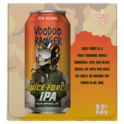 Voodoo Ranger Juice Force Hazy Imperial IPA, 6pk Can - Fairway