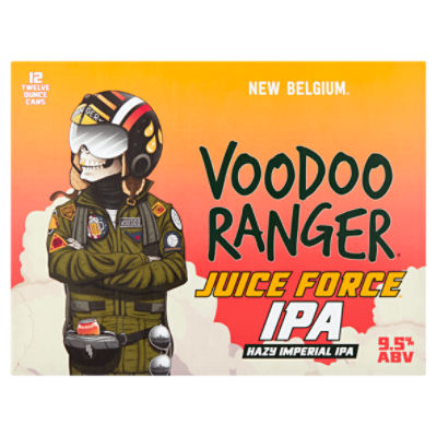 Voodoo Ranger Juice Force Hazy Imperial IPA, 12 count, 12 oz