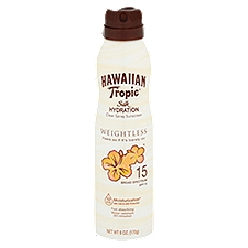 Hawaiian Tropic Silk Hydration Sun Care Sunscreen Spray - SPF 15, 6 oz