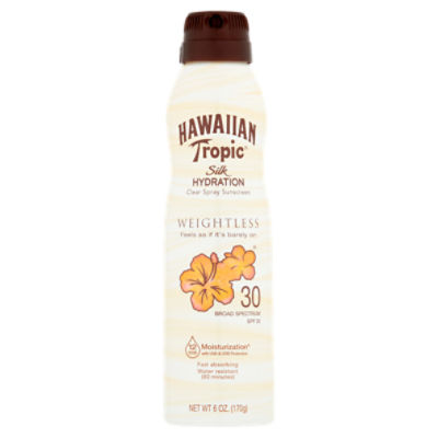 Hawaiian Tropic Silk Hydration  Sunscreen Spray - SPF 30, 6 oz