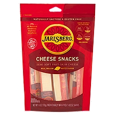Jarlsberg Semi Soft Part-Skim, Cheese Snacks, 6 Ounce