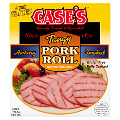 case's Tangy Pork Roll, 6 oz