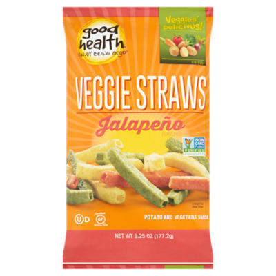Good Health Jalapeño Flavored Veggie Straws, 6.25 oz
