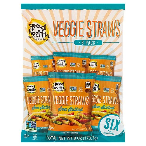 Good Health Veggie Straws, 1 oz, 6 count