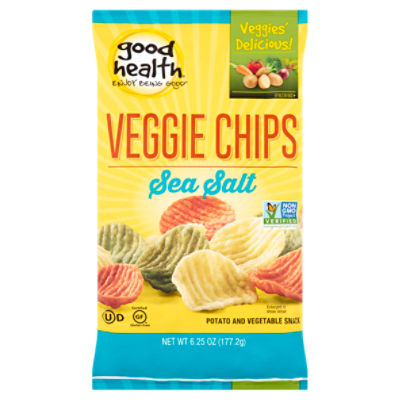Good Health Sea Salt Veggie Chips, 6.25 oz, 6.75 Ounce
