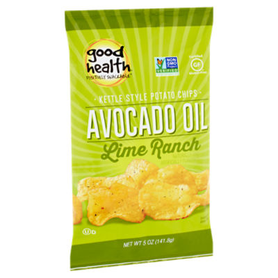 Good Health Avocado Oil Lime Ranch Kettle Style Potato Chips, 5 oz