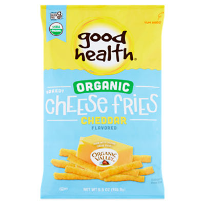 Good Health Organic Baked Cheddar Flavored Cheese Fries, 5.5 oz