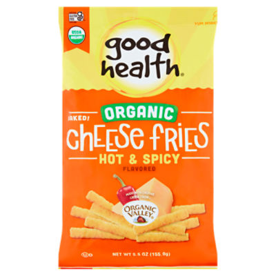 Good Health Organic Baked Hot & Spicy Flavored Cheese Fries, 5.5 oz