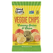 Good Health Creamy Onion & Chive Flavored, Veggie Chips, 6.25 Ounce