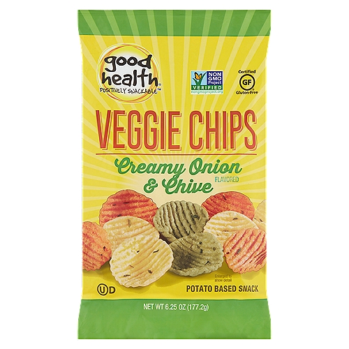 Good Health Creamy Onion & Chive Flavored Veggie Chips, 6.25 oz