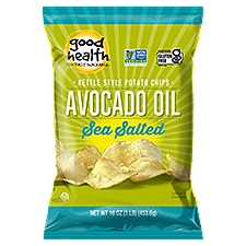 Good Health Avocado Oil Sea Salted Kettle Style, Potato Chips, 16 Ounce