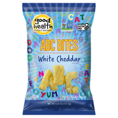 6.25 oz Good Health White Cheddar ABC Bites