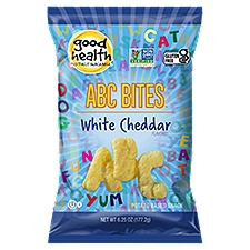 6.25 oz Good Health White Cheddar ABC Bites, 6.25 Ounce