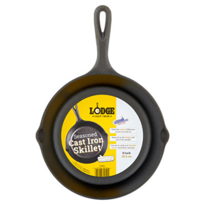 Lodge 8 Inch Seasoned Cast Iron Skillet, 1 Each