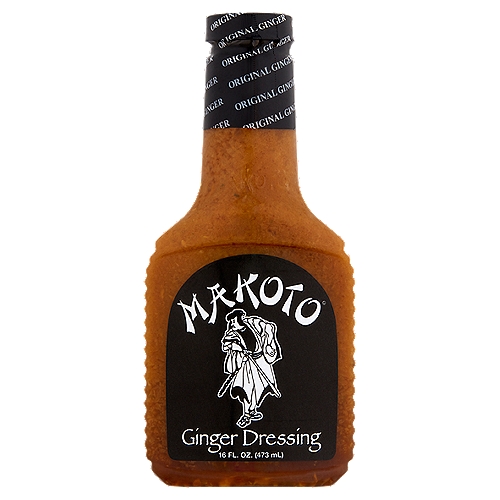 Makoto Original Ginger Dressing, 16 fl oz
Ginger Salad Dressing is a Blend of Fresh, Natural and Healthy Ingredients.