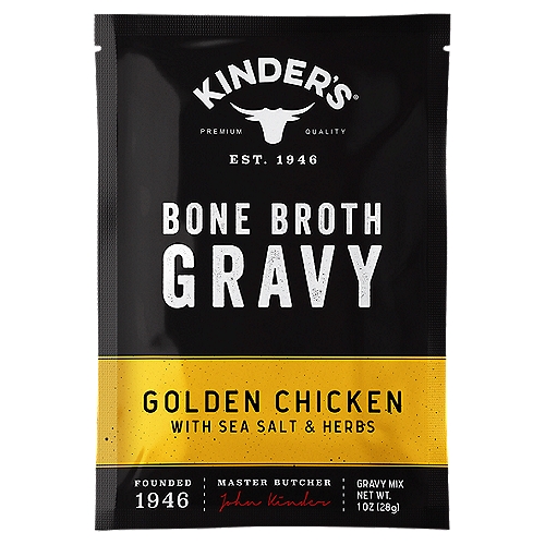 Kinder's Golden Chicken Bone Broth Gravy Mix, 1 oz