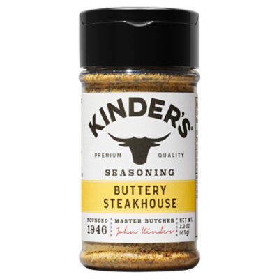 Kinder's Buttery Steakhouse Seasoning, 2.3 oz