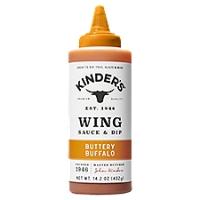 Kinder's Buttery Buffalo Wing Sauce & Dip, 14.2 oz, 14.2 Ounce