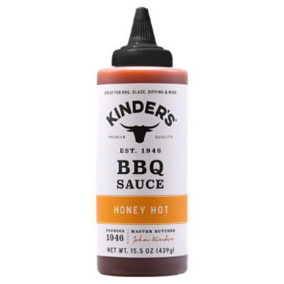 Kinder's Honey Hot BBQ Sauce, 15.5 oz, 15.5 Ounce