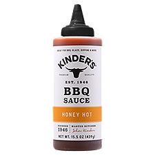Kinder's Honey Hot BBQ Sauce, 15.5 oz, 15.5 Ounce