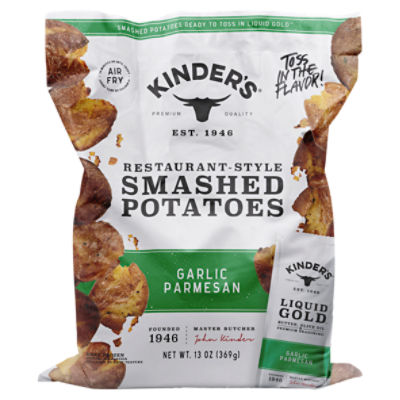 Kinder's Garlic Parmesan Restaurant-Style Smashed Potatoes, 13 oz