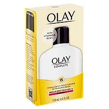 Olay Complete Lotion Moisturizer with SPF 15, 4 Fluid ounce