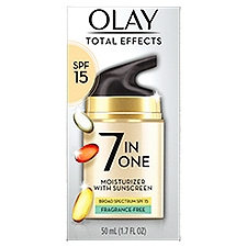Olay Total Effects 7 in One Broad Spectrum SPF 15, Moisturizer with Sunscreen, 1.7 Fluid ounce