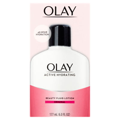 Olay Active Hydrating Original Beauty Fluid Lotion, 6.0 fl oz