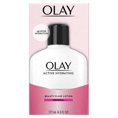 Olay Active Hydrating Original Beauty Fluid Lotion, 6.0 fl oz