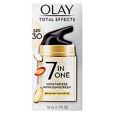 Olay Total Effects 7 in One Broad Spectrum Moisturizer with Sunscreen, SPF 30, 1.7 fl oz