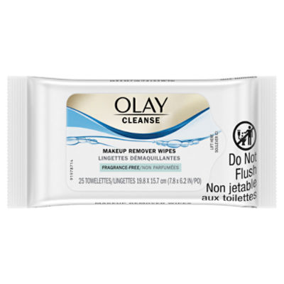 Olay Cleanse Makeup Remover Wipes, 25 count