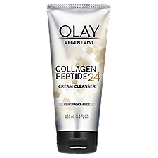 Olay Regenerist Collagen Peptide 24 Fragrance-Free, Face Wash, 4.23 Fluid ounce