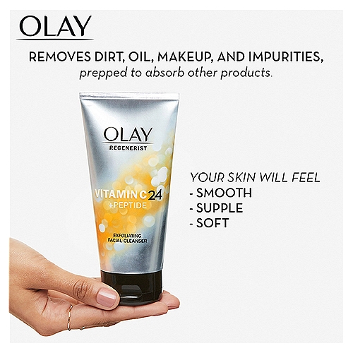 Olay Regenerist Vitamin C + Peptide 24 Brightening, Facial Cleanser Homemade 500x500 image Olay Regenerist Vitamin C + Peptide 24 Brightening, Facial Cleanser