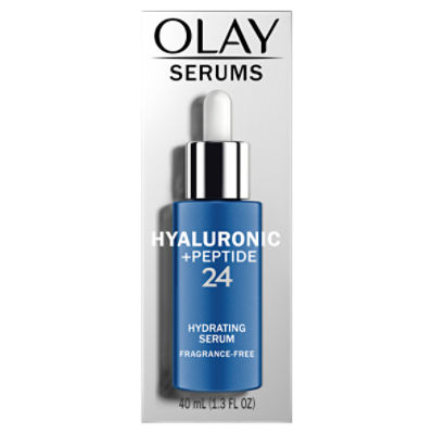 Olay Serums Hyaluronic +Peptide 24 Hydrating Serum, 1.3 fl oz