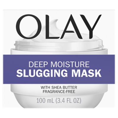 Olay Deep Moisture Slugging Mask with Shea Butter, 3.4 fl oz