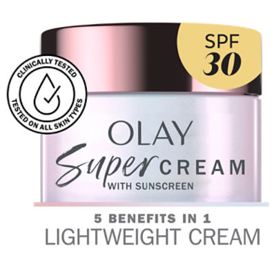 Olay Mini Broad Spectrum Cream with Sunscreen, SPF 30, 0.5 oz