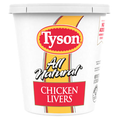 Tyson® All Natural* Chicken Livers, 1.25 lb