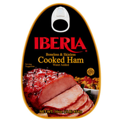 Iberia Boneless & Skinless Cooked Ham, 16 oz