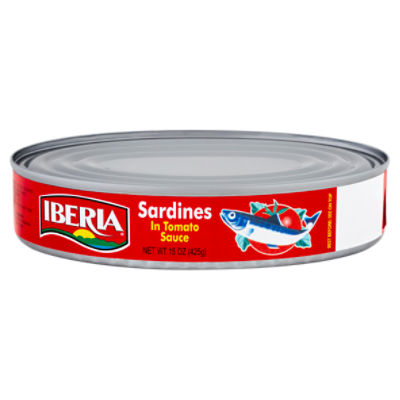 Iberia Sardines in Tomato Sauce, 15 oz