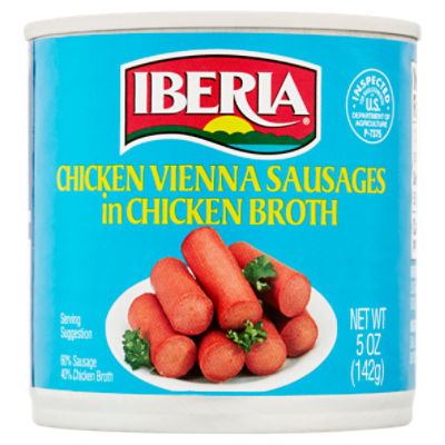 Iberia Chicken Vienna Sausages in Chicken Broth, 5 oz