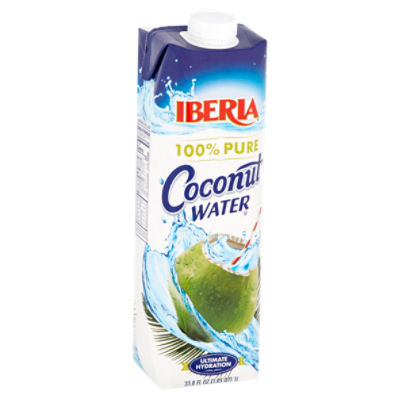 Iberia 100% Pure Coconut Water, 33.8 fl oz