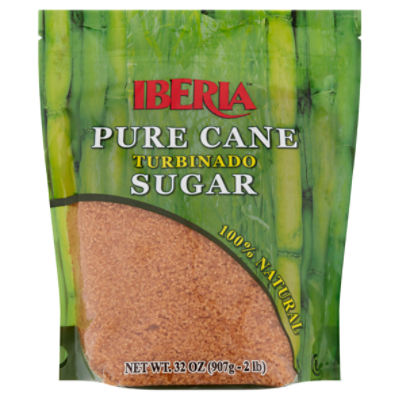 Iberia Pure Cane Turbinado Sugar, 32 oz